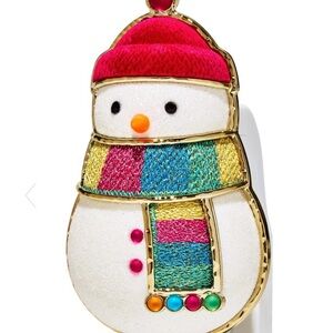 Bath & Body Works Embroidered Snowman Scent Control Nightlight Wallflower Plug